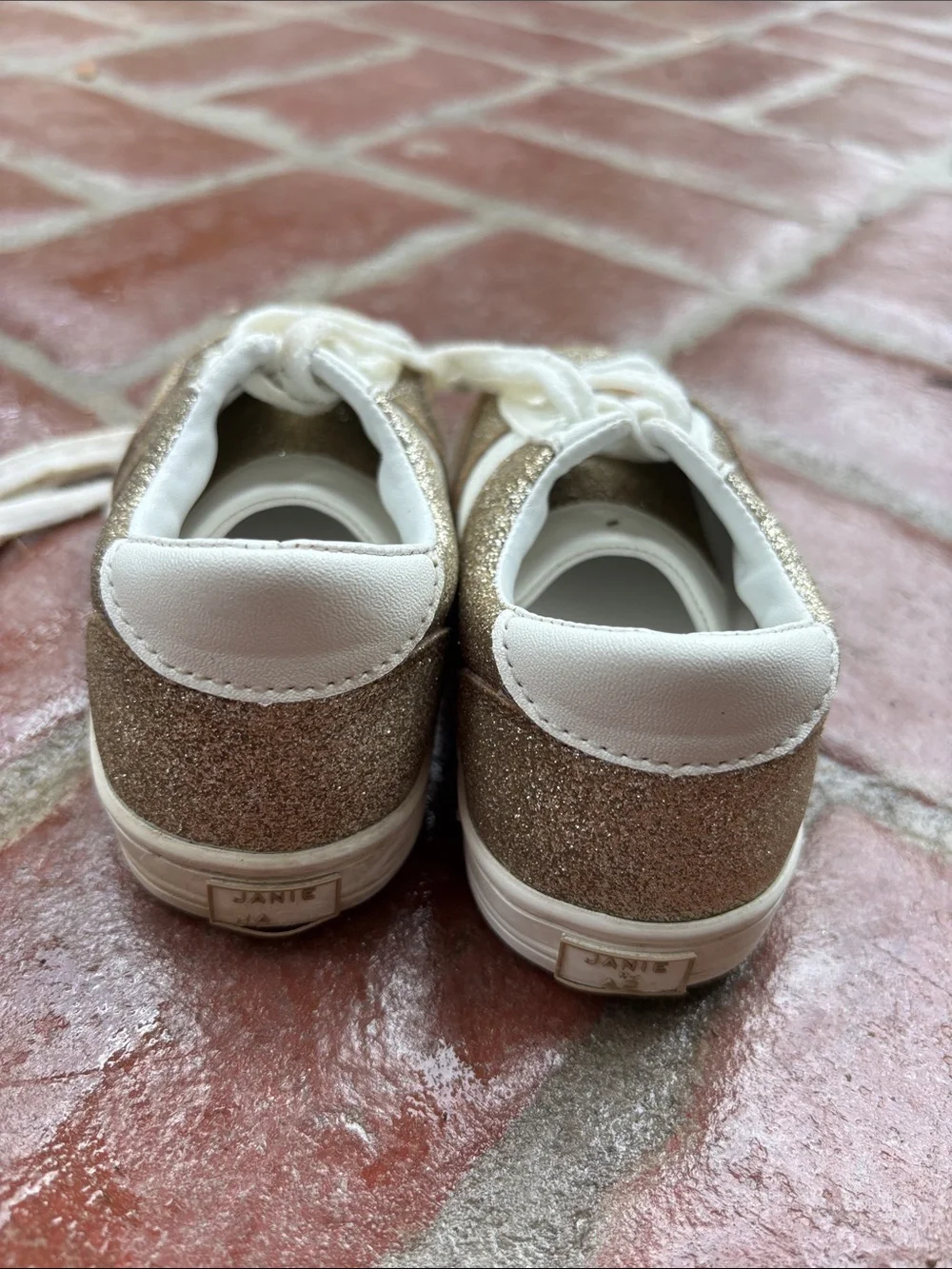 Janie & Jack Glitter Sneakers Size 9